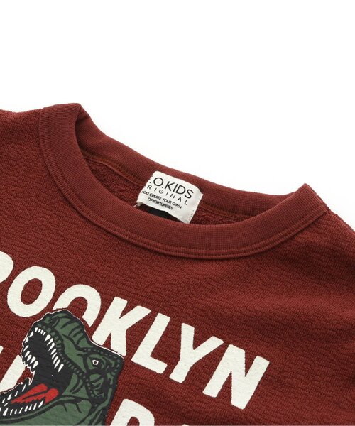 F.O.KIDS(エフオーキッズ)の「恐竜長袖Tシャツ(Tシャツ/カットソー・キッズ・エンジ/カーキ/グレー/キナリ・120/90/110/80/95/140/100/130)」の10枚目の写真