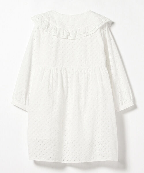 BeAMS DOT(ビームスドット)の「【WEB限定】BeAMS DOT / フリル襟 レース ミニワンピース(ワンピース・レディース・ホワイト/グリーン・FREE)」の22枚目の写真