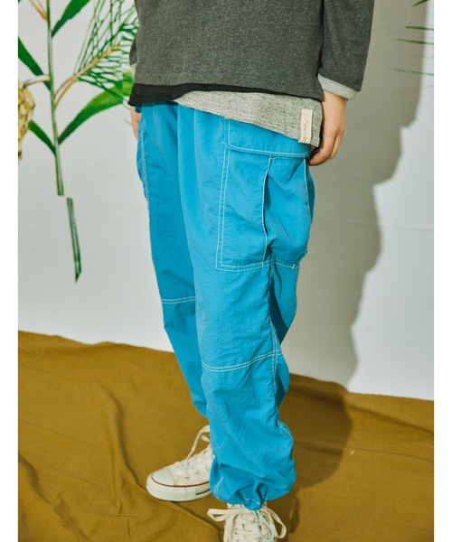 AlexanderLeeChang(アレキサンダーリーチャン)の「NYLON CARGO PANTS AC-042203(カーゴパンツ・メンズ・スカイブルー/グレー/ブラック・3/2)」の3枚目の写真