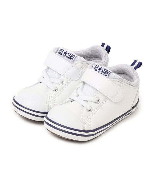 CONVERSE(コンバース)の「CONVERSE:MINI ALL STAR N V-1(スニーカー・キッズ・ホワイト・14/13/15 )」の1枚目の写真
