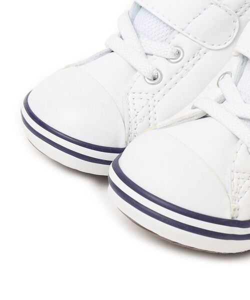 CONVERSE(コンバース)の「CONVERSE:MINI ALL STAR N V-1(スニーカー・キッズ・ホワイト・14/13/15 )」の3枚目の写真