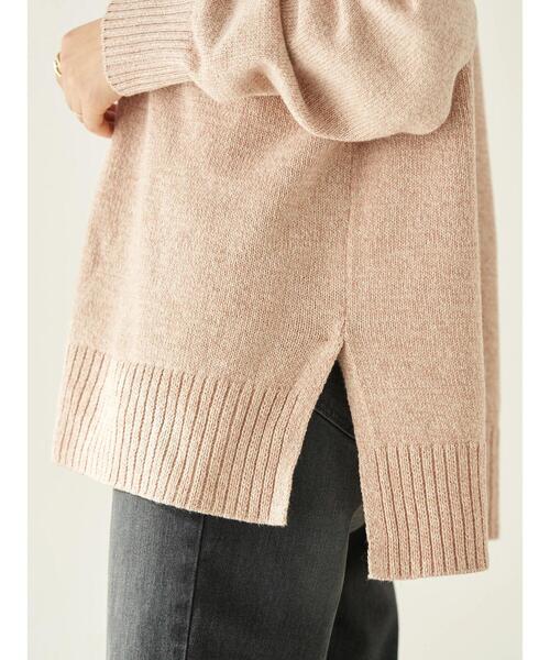 earth music&ecology(アースミュージックアンドエコロジー)の「デニム見えニットプルオーバー*(ニット/セーター・レディース・オフホワイト/ピンク/ダークブルー・FREE)」の18枚目の写真