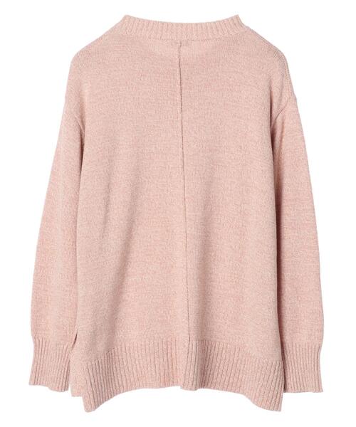 earth music&ecology(アースミュージックアンドエコロジー)の「デニム見えニットプルオーバー*(ニット/セーター・レディース・オフホワイト/ピンク/ダークブルー・FREE)」の21枚目の写真