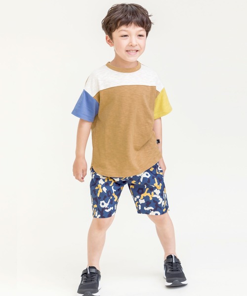 DILASH(ディラッシュ)の「迷彩総柄チノハーフパンツ(チノパンツ・キッズ・ベージュ/ブルー・100/90/110/120/130/80/140)」の11枚目の写真