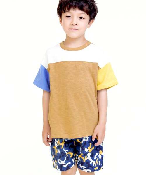 DILASH(ディラッシュ)の「迷彩総柄チノハーフパンツ(チノパンツ・キッズ・ベージュ/ブルー・100/90/110/120/130/80/140)」の12枚目の写真