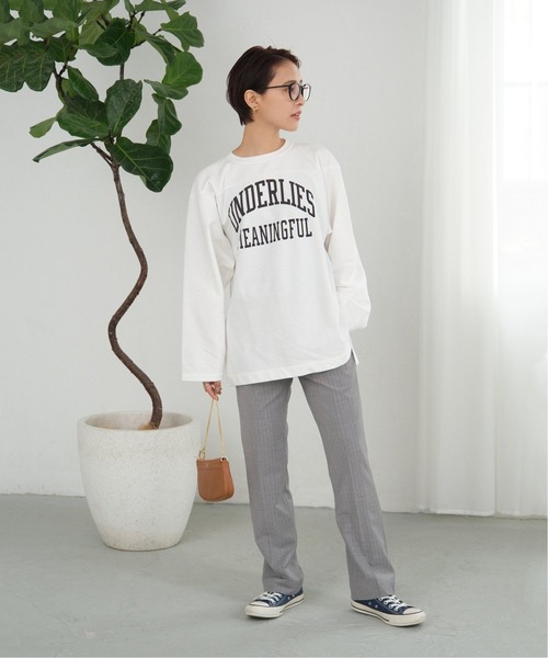 Spick & Span（スピックアンドスパン）の「【SITA PARANTICA】別注SP ポーチ S（ハンドバッグ・レディース・ライトグレー/ブラウン/キャメル・FREE）」の10枚目の写真