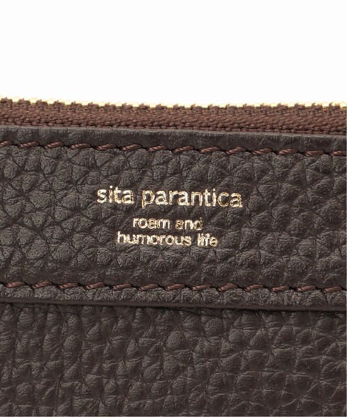 Spick & Span（スピックアンドスパン）の「【SITA PARANTICA】別注SP ポーチ S（ハンドバッグ・レディース・ライトグレー/ブラウン/キャメル・FREE）」の21枚目の写真