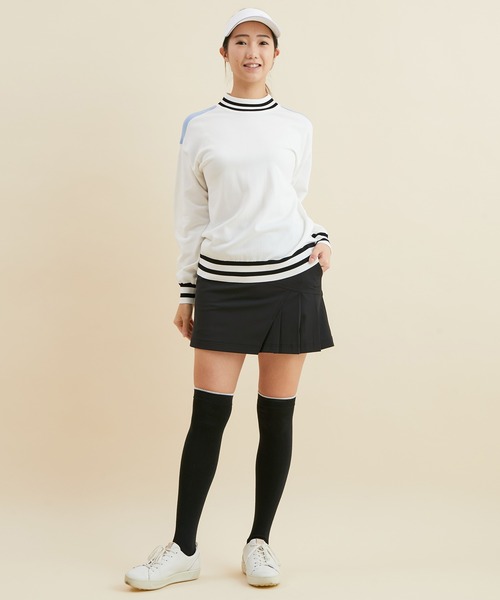 JUN&ROPE'(ジュンアンドロペ)の「【UV】【撥水】【防透】ボディシェルサイドプリーツスカート(スカート・レディース・ネイビー/ブラック/イエロー/オレンジ/ホワイト・M/X-SMALL/S/L)」の9枚目の写真