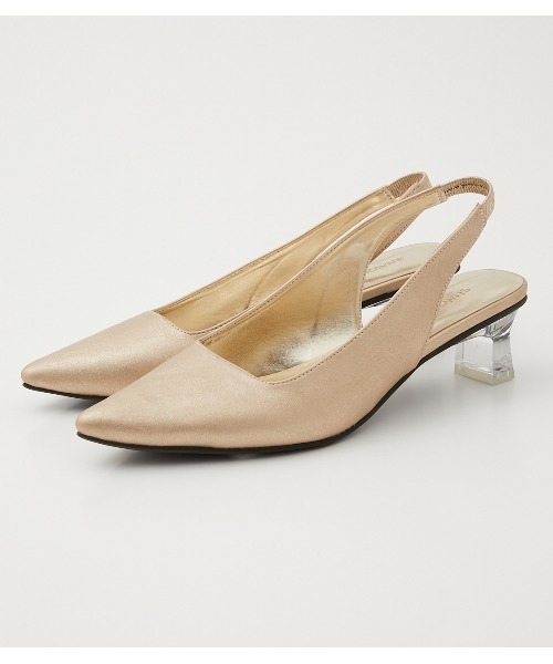 RODEO CROWNS WIDE BOWL（ロデオクラウンズワイドボウル）の「CLEAR HEEL MULE（パンプス・レディース・ネイビー/ゴールド/ライム・MEDIUM/LARGE/SMALL）」の6枚目の写真