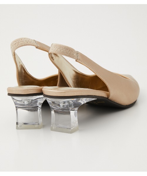 RODEO CROWNS WIDE BOWL（ロデオクラウンズワイドボウル）の「CLEAR HEEL MULE（パンプス・レディース・ネイビー/ゴールド/ライム・MEDIUM/LARGE/SMALL）」の8枚目の写真