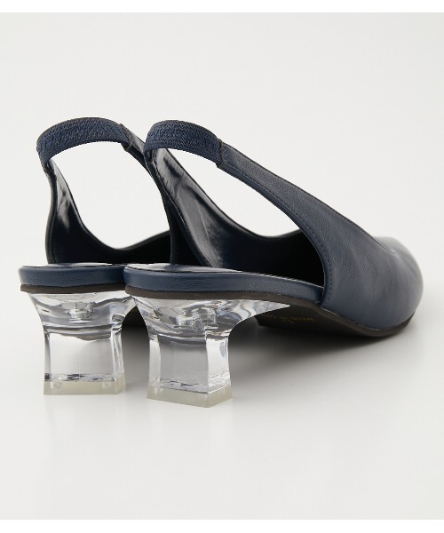 RODEO CROWNS WIDE BOWL（ロデオクラウンズワイドボウル）の「CLEAR HEEL MULE（パンプス・レディース・ネイビー/ゴールド/ライム・MEDIUM/LARGE/SMALL）」の22枚目の写真