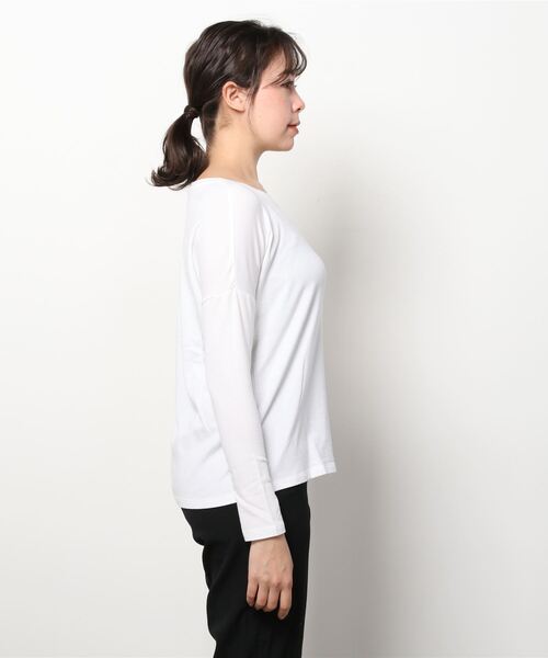 BANANA REPUBLIC FACTORY STORE（バナナリパブリック ファクトリーストア）の「【BANANA REPUBLIC FACTORY STORE】ロングスリーブTシャツ（Tシャツ/カットソー・レディース・ネイビー/ホワイト/ブルー・L/XS/M/S）」の5枚目の写真