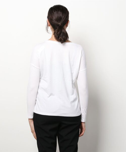 BANANA REPUBLIC FACTORY STORE（バナナリパブリック ファクトリーストア）の「【BANANA REPUBLIC FACTORY STORE】ロングスリーブTシャツ（Tシャツ/カットソー・レディース・ネイビー/ホワイト/ブルー・L/XS/M/S）」の8枚目の写真