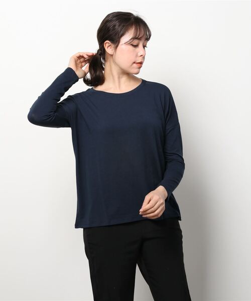 BANANA REPUBLIC FACTORY STORE（バナナリパブリック ファクトリーストア）の「【BANANA REPUBLIC FACTORY STORE】ロングスリーブTシャツ（Tシャツ/カットソー・レディース・ネイビー/ホワイト/ブルー・L/XS/M/S）」の10枚目の写真