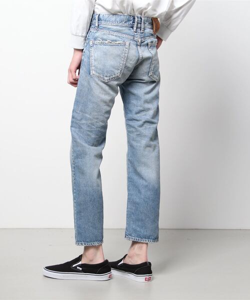 TMT(ティーエムティー)の「SOFT DENIM 5P STRAIGHT(VINTAGE FINISH)(デニムパンツ・メンズ・ライトインディゴブルー/インディゴブルー・MEDIUM/SMALL/X-LARGE/LARGE)」の6枚目の写真