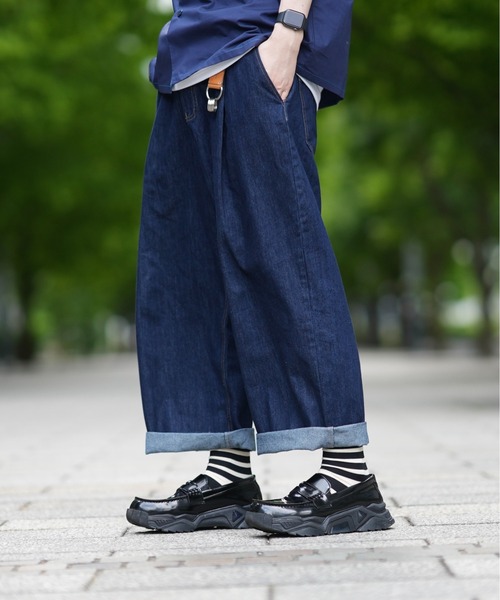 neez.（ニーズ）の「ルーズバギーワイドデニム（デニムパンツ・メンズ・ブラック/インディゴブルー/ライトインディゴブルー・SMALL/MEDIUM/LARGE/X-SMALL）」の21枚目の写真