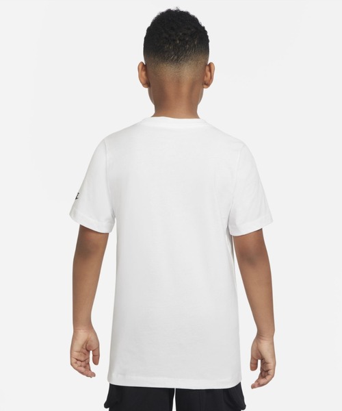 NIKE(ナイキ)の「ナイキ スポーツウェア ジュニア Tシャツ / Nike Sportswear Big Kids' T-Shirt(Tシャツ/カットソー・キッズ・ホワイト/ブラック・S/M/L/XL)」の10枚目の写真