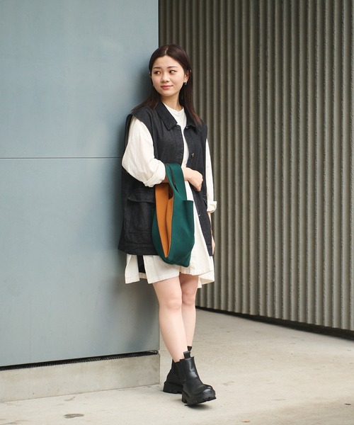 Actually（アクチュアリー）の「KNIT MARKET BAG ニット マーケットバッグ（ハンドバッグ・レディース・ブラック/レッド/ブルー/グリーン/パープル/ネイビー・フリー）」の21枚目の写真