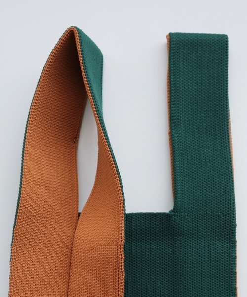 Actually（アクチュアリー）の「KNIT MARKET BAG ニット マーケットバッグ（ハンドバッグ・レディース・ブラック/レッド/ブルー/グリーン/パープル/ネイビー・フリー）」の22枚目の写真