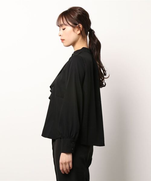 Lace Ladies（レースレディース）の「ボウタイ ボリューム袖 ブラウス 無地（シャツ/ブラウス・レディース・ミント/ホワイト/グレー/ブラック/アイボリー・FREE）」の6枚目の写真
