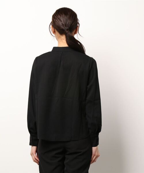 Lace Ladies（レースレディース）の「ボウタイ ボリューム袖 ブラウス 無地（シャツ/ブラウス・レディース・ミント/ホワイト/グレー/ブラック/アイボリー・FREE）」の7枚目の写真