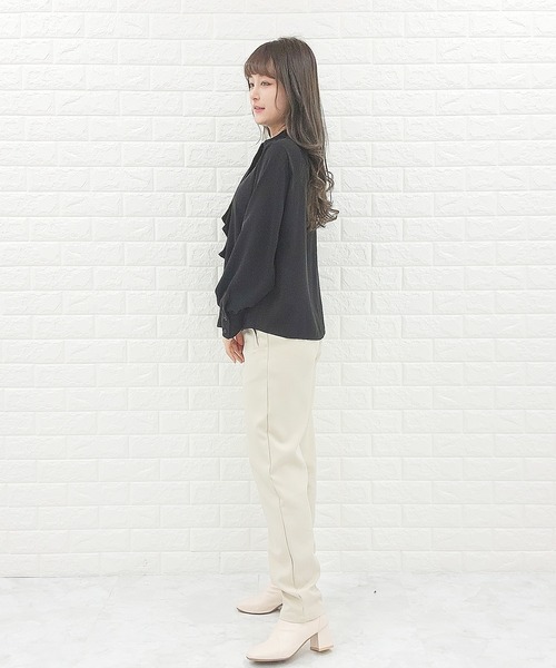 Lace Ladies（レースレディース）の「ボウタイ ボリューム袖 ブラウス 無地（シャツ/ブラウス・レディース・ミント/ホワイト/グレー/ブラック/アイボリー・FREE）」の11枚目の写真