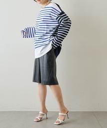 INSCRIRE（アンスクリア）の「【INSCRIRE】ボーダービッグT（Tシャツ