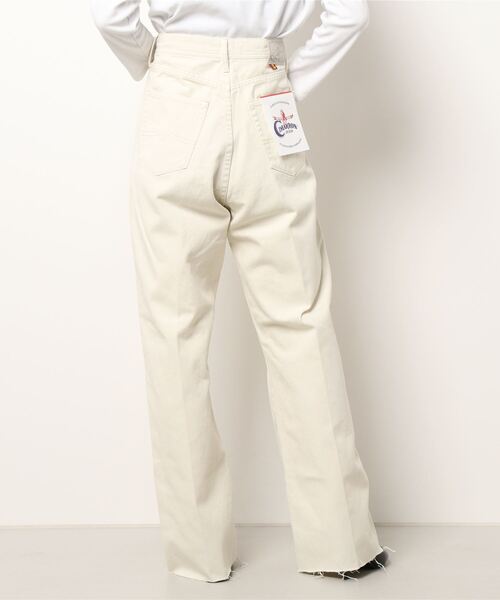 CIMARRON(シマロン)の「(CIMARRON)ワイドデニムパンツ(デニムパンツ・レディース・ホワイト/ブルー・25/26)」の4枚目の写真