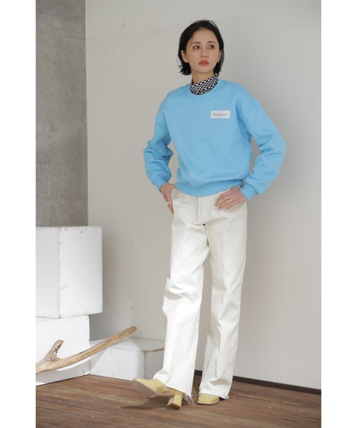 CIMARRON(シマロン)の「(CIMARRON)ワイドデニムパンツ(デニムパンツ・レディース・ホワイト/ブルー・25/26)」の5枚目の写真