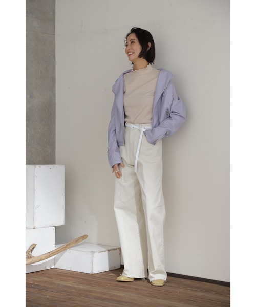 CIMARRON(シマロン)の「(CIMARRON)ワイドデニムパンツ(デニムパンツ・レディース・ホワイト/ブルー・25/26)」の7枚目の写真