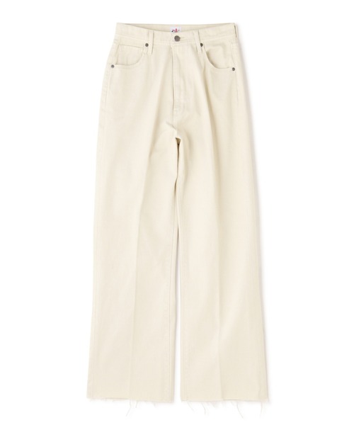 CIMARRON(シマロン)の「(CIMARRON)ワイドデニムパンツ(デニムパンツ・レディース・ホワイト/ブルー・25/26)」の15枚目の写真