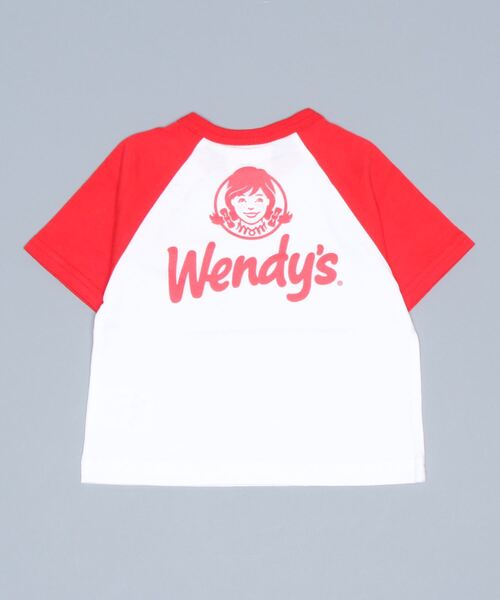 BABYDOLL（ベビードール）の「WENDYS 親子お揃い Tシャツ 6695K（Tシャツ/カットソー・キッズ・レッド/ターコイズブルー・130cm/110cm/120cm/80ｃｍ/90cm/140cm/100cm）」の2枚目の写真