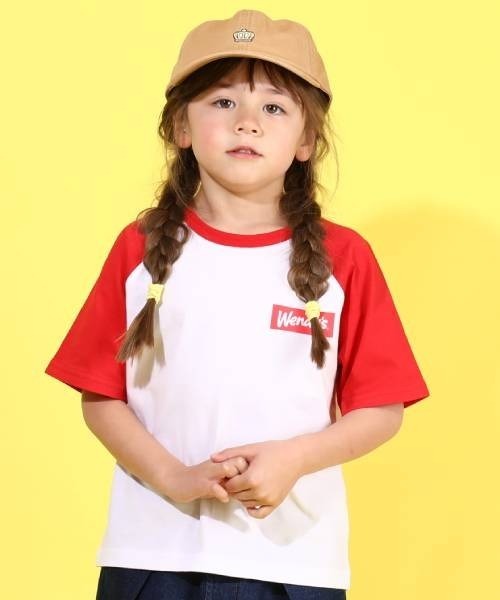 BABYDOLL（ベビードール）の「WENDYS 親子お揃い Tシャツ 6695K（Tシャツ/カットソー・キッズ・レッド/ターコイズブルー・130cm/110cm/120cm/80ｃｍ/90cm/140cm/100cm）」の4枚目の写真