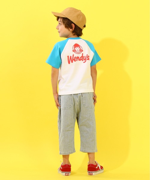 BABYDOLL（ベビードール）の「WENDYS 親子お揃い Tシャツ 6695K（Tシャツ/カットソー・キッズ・レッド/ターコイズブルー・130cm/110cm/120cm/80ｃｍ/90cm/140cm/100cm）」の14枚目の写真
