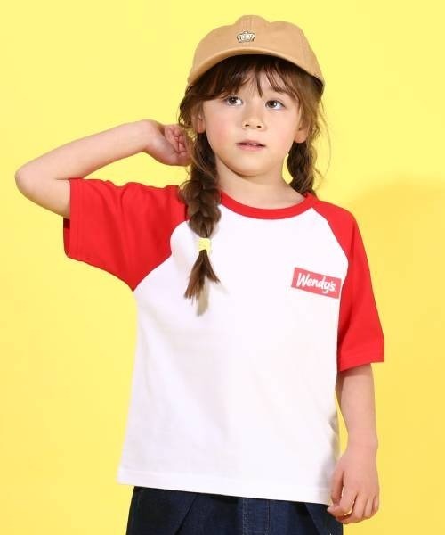 BABYDOLL（ベビードール）の「WENDYS 親子お揃い Tシャツ 6695K（Tシャツ/カットソー・キッズ・レッド/ターコイズブルー・130cm/110cm/120cm/80ｃｍ/90cm/140cm/100cm）」の9枚目の写真