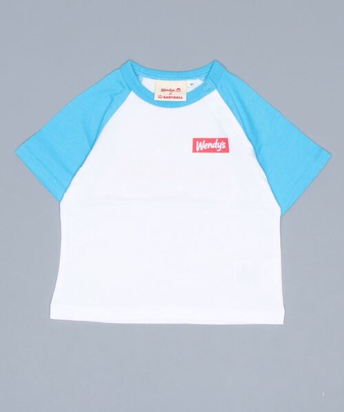 BABYDOLL（ベビードール）の「WENDYS 親子お揃い Tシャツ 6695K（Tシャツ/カットソー・キッズ・レッド/ターコイズブルー・130cm/110cm/120cm/80ｃｍ/90cm/140cm/100cm）」の16枚目の写真