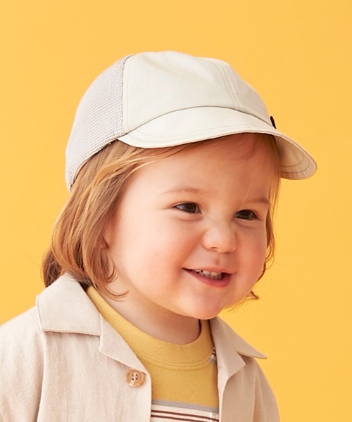 petit main（プティマイン）の「ロゴメッシュキャップ（キャップ・キッズ・ピンク/ブラック/ネイビー/エメラルド/サックスブルー・54cm/50cm/52cm）」の8枚目の写真