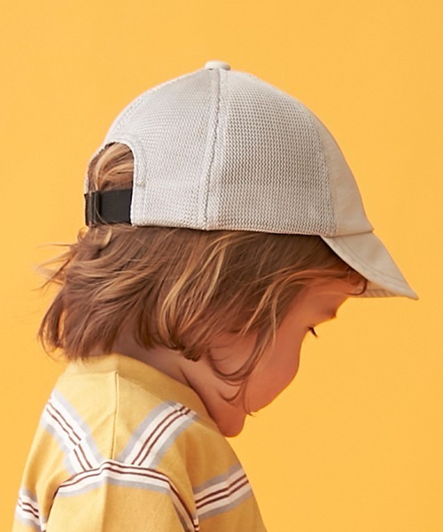 petit main（プティマイン）の「ロゴメッシュキャップ（キャップ・キッズ・ピンク/ブラック/ネイビー/エメラルド/サックスブルー・54cm/50cm/52cm）」の10枚目の写真