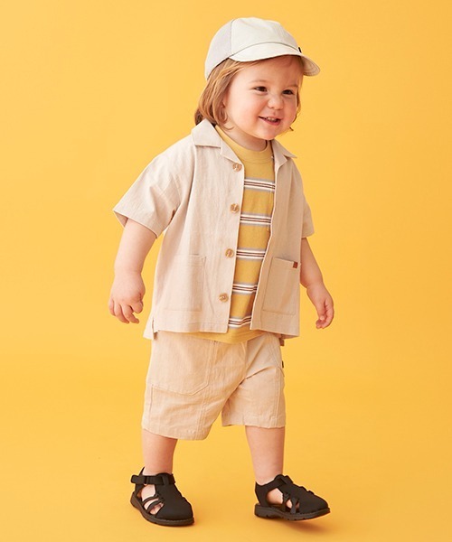 petit main（プティマイン）の「ロゴメッシュキャップ（キャップ・キッズ・ピンク/ブラック/ネイビー/エメラルド/サックスブルー・54cm/50cm/52cm）」の11枚目の写真