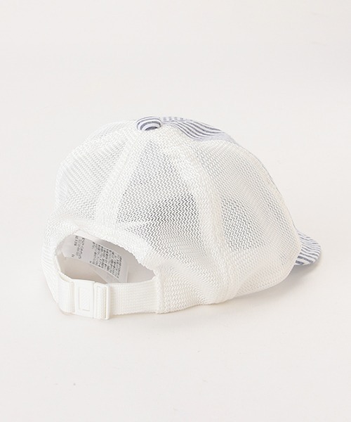 petit main（プティマイン）の「ロゴメッシュキャップ（キャップ・キッズ・ピンク/ブラック/ネイビー/エメラルド/サックスブルー・54cm/50cm/52cm）」の14枚目の写真