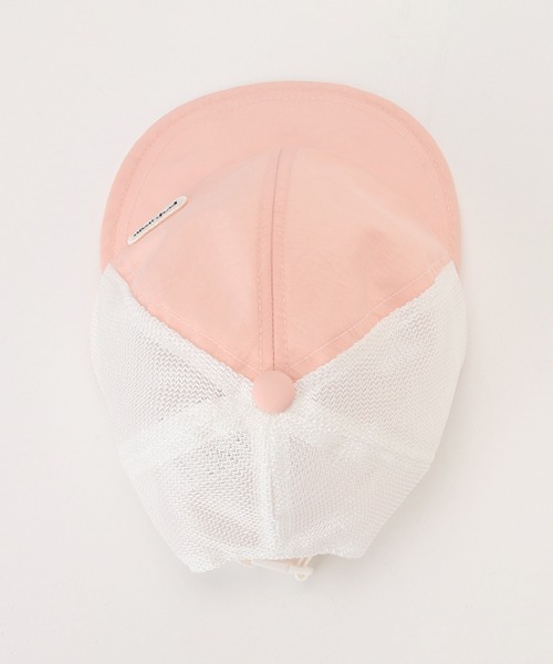 petit main（プティマイン）の「ロゴメッシュキャップ（キャップ・キッズ・ピンク/ブラック/ネイビー/エメラルド/サックスブルー・54cm/50cm/52cm）」の19枚目の写真