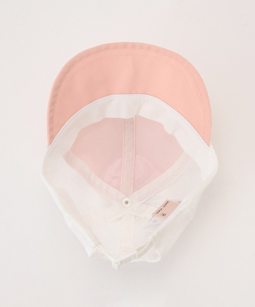 petit main（プティマイン）の「ロゴメッシュキャップ（キャップ・キッズ・ピンク/ブラック/ネイビー/エメラルド/サックスブルー・54cm/50cm/52cm）」の20枚目の写真