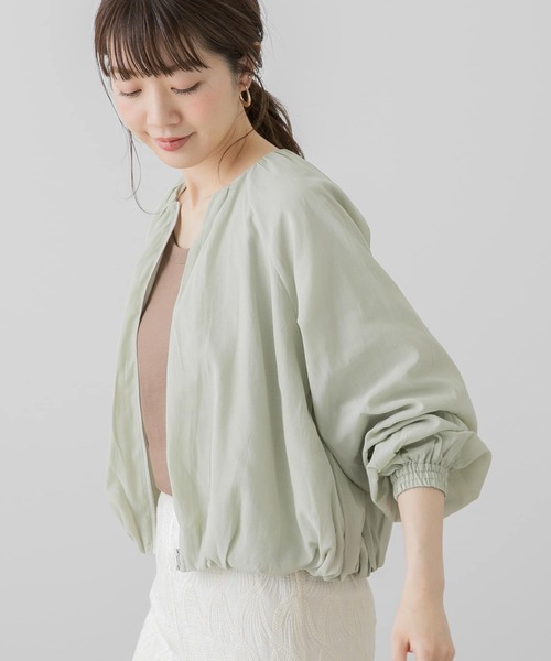URBAN RESEARCH Sonny Label(アーバンリサーチサニーレーベル)の「ギャザーブルゾン(ブルゾン・レディース・ナチュラル/カーキ/ネイビー・FREE)」の11枚目の写真