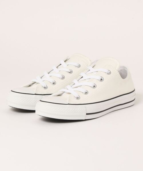 CONVERSE（コンバース）の「《CONVERSE》ALL STAR 100 COLORS OX（スニーカー・レディース・ホワイト/ブラック・23.5cm/24.0cm/24.5cm/23.0cm/22.5cm）」の2枚目の写真