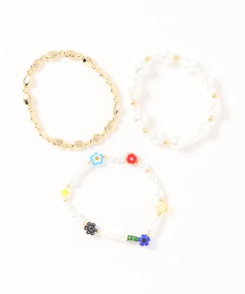 LOWRYS FARM（ローリーズファーム）の「3SETゴムブレス　273978（ブレスレット・レディース・ホワイト/その他1/ブルー系その他・FREE）」の11枚目の写真