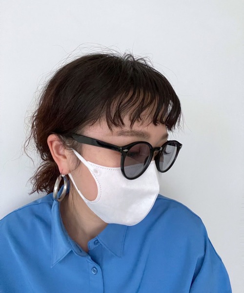 Me%（ミィパーセント）の「ポイントボストンサングラス（サングラス・レディース・ダークブラウン/ブラック系その他・FREE）」の18枚目の写真