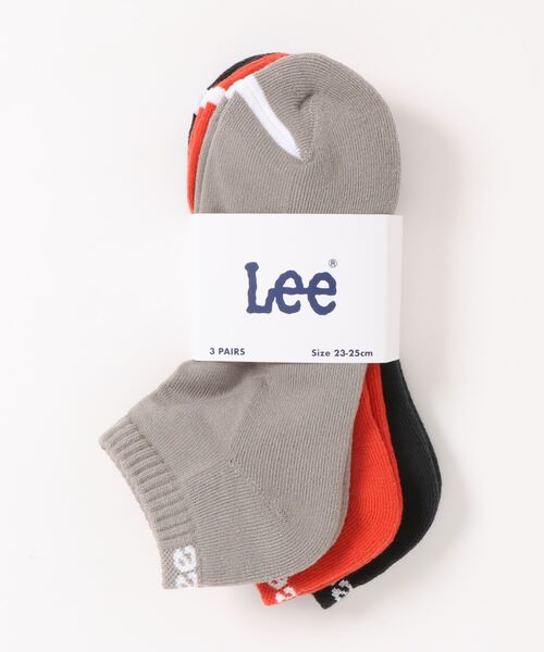 Lee(リー)の「Lee(リー)【3足セット】パックソックス(ソックス/靴下・レディース・ホワイト/ブルー・L/M)」の6枚目の写真
