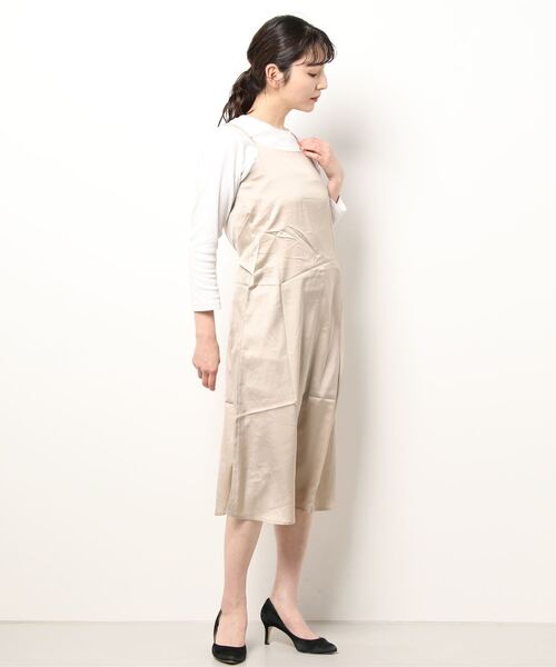 aimoha（アイモハ）の「デザインサテンキャミソールワンピース (SS)（ワンピース・レディース・ブラック/シャンパン/グリーン・LARGE/MEDIUM）」の7枚目の写真