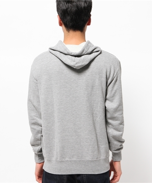 WHO'S WHO gallery(フーズフーギャラリー)の「【期間限定セール】【BOYMAN】クラックカレッジフードパーカー(パーカー・メンズ・ホワイト/ネイビー/グレー/ブラック・MEDIUM/SMALL/LARGE)」の7枚目の写真