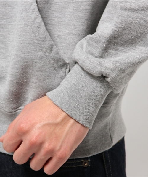 WHO'S WHO gallery(フーズフーギャラリー)の「【期間限定セール】【BOYMAN】クラックカレッジフードパーカー(パーカー・メンズ・ホワイト/ネイビー/グレー/ブラック・MEDIUM/SMALL/LARGE)」の9枚目の写真